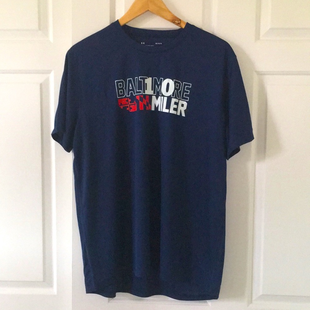 Under Armour Heatgear T-Shirt Men’s Navy Large